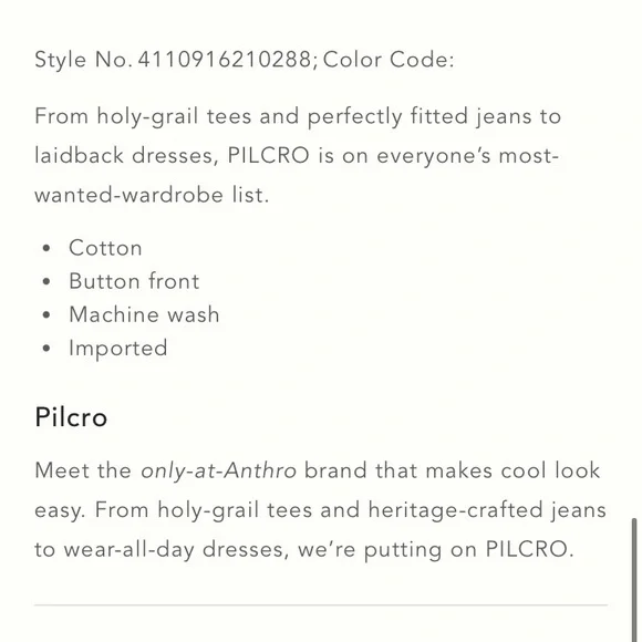 PILCRO HALF BUTTON TUNIC SHIRT SZ 3X - Picture 8 of 10